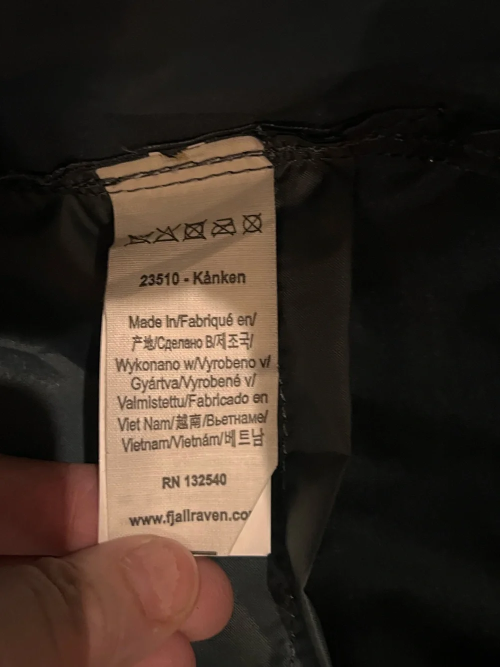 Fjallraven Kånken Mini Super Grey Backpack Vinylon Adjustable Straps Outdoor